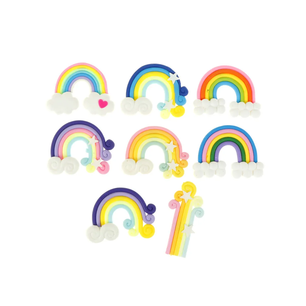 

HENGHOME 1Pc Cute rainbow 3d Resin material fridge magnets whiteboard sticker Refrigerator Magnets Kids gift Home Decoration