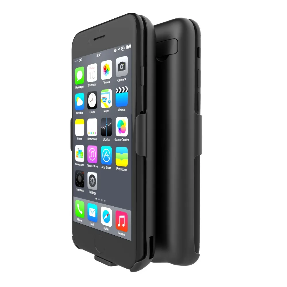 Новинка 2017 Стильный чехол с зарядным устройством для iPhone 6 6S 7 8 5000 мАч резервный