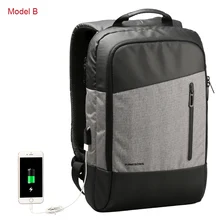 Kingsons мужской повседневный рюкзак с зарядкой через usb для ноутбука, нагрудные рюкзаки для телефона, дорожные сумки для подростков