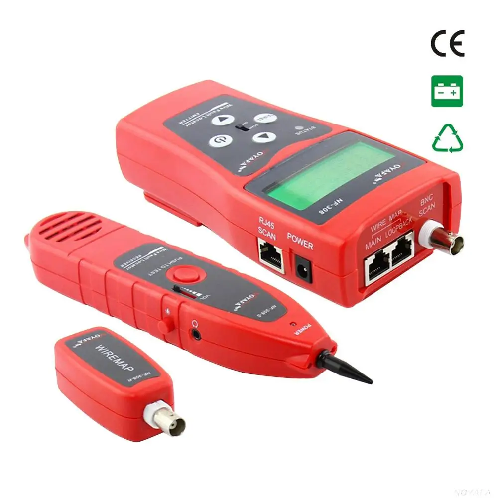 NOYAFA NF 308 провода дефектоскоп RJ45 BNC кабель трекер трассировки сети инструменты