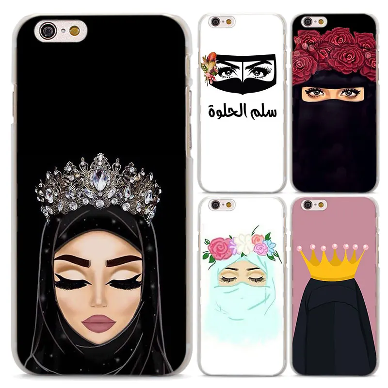 

BiNFUL Arab Woman With Niqab Face eye clear hard Phone Cases Cover for Apple iPhone X XS MAX XR 7 7Plus 6s 6Plus 5 5s 8 8Plus