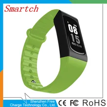 Smartch Новый SmartBand смарт-браслет W4S сердечного ритма Приборы для измерения артериального давления измерение Калорий, Шагомер Спорт браслет для IOS Android