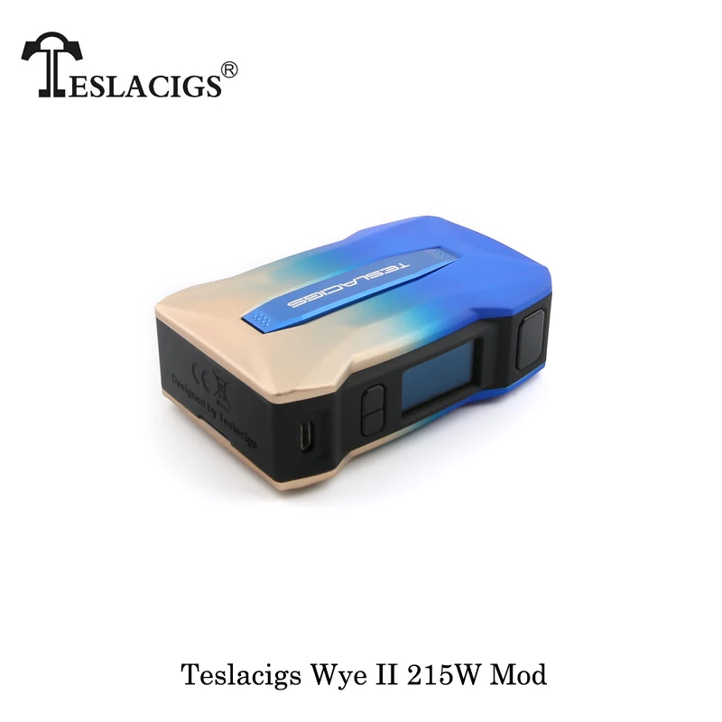 Электронная сигарета Teslacigs Tesla Wye II 215 Вт бокс мод работает от двух супер легких