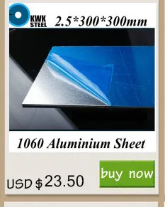6*200*200mm Placa de Alumínio Folha De Alumínio