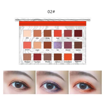 

18 Color Beauty Shimmer Matte Eye Shadow Pressed Powder Cosmetic Makeup brochas maquillaje profesional