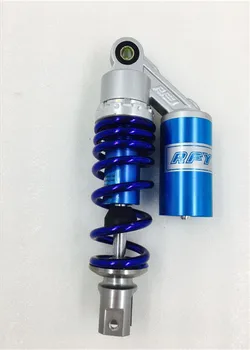 

235mm Motorcycle Universal Air Bumpers For Honda Suzuki Yamaha Kawasaki ATV Go Kart Quad Dirt Sports Motorcycle Silver+blue