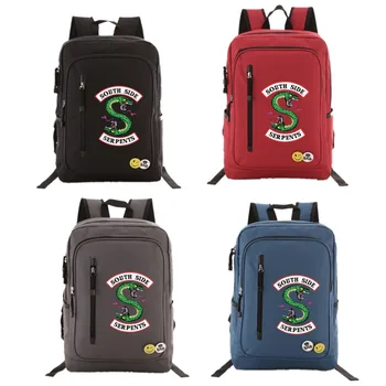 

Riverdale South Side Serpents Cartoon Backpack Student School Bag Bookbag for teenagers Men Women Travel Laptop Shoulders Bags