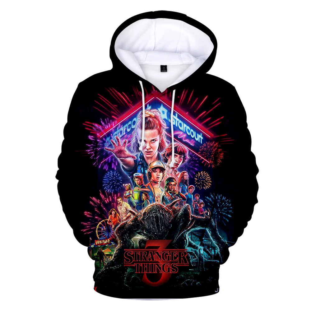 

Stranger Things New 3d Hoodies Mens Hoodies And Sweatshirts Oversized For Autumn With Hip Hop Winter Hoodies Men/Women Plus Size