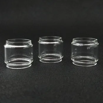 

5pcs/lot ProCore Conquer 5.5ml Tank Extended Pyrex Glass Tube Fat Boy Convex Clear Replacement Bulb Bubble Tubes