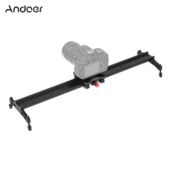 

Andoer 80cm /32" 4 Bearings Camera Rail Track Slider Aluminum Alloy Video Stabilizer for Canon Nikon Sony Cameras Camcorders 5kg