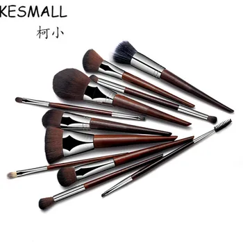 

KESMALL 11pcs Makeup Brushes Set Face Powder Foundation Mascara Eyebrow Eye Shadow Make Up Brush Cosmetic Beauty Tools Kit CO363