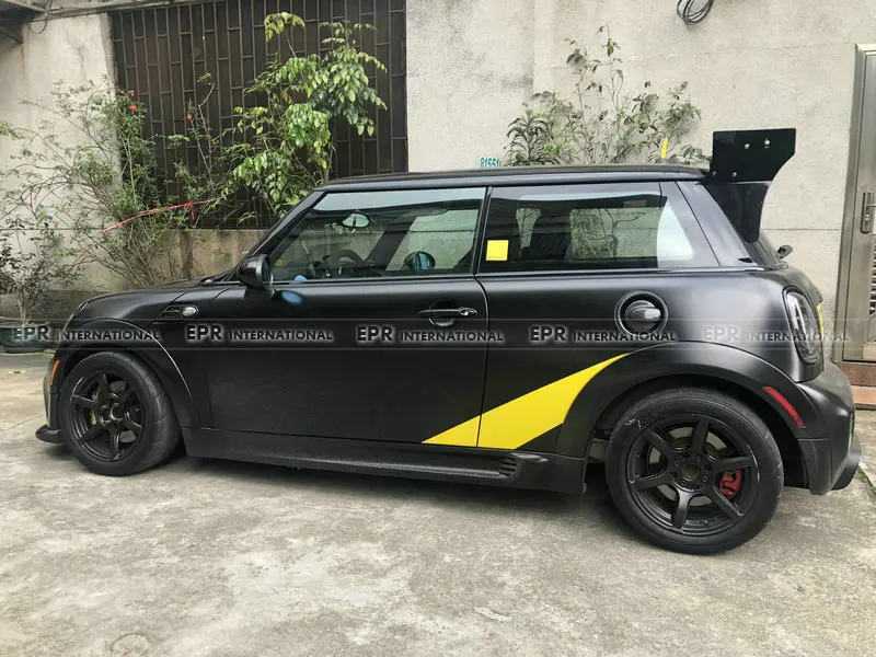 Карбоновая крыша крыла губ для Mini cooper S R56 M7 стиль крышка из ФАП спойлер(алюминиевая Торцевая крышка) наборы кузова тюнинг Tirm для R56 Racing