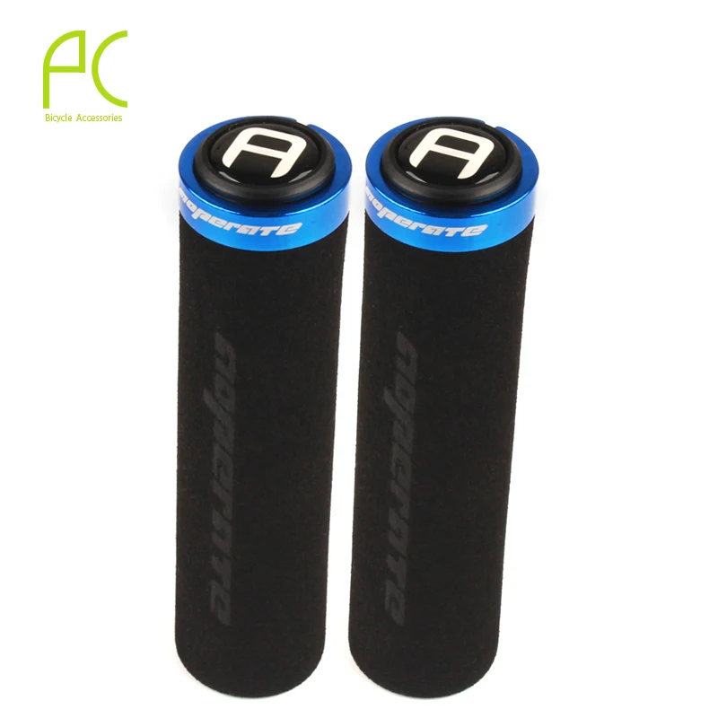 

PCycling Cycling Ergonomic Lockable Handle Grips For Bicycle MTB Road Folding Bike Soft Comfortable Non-Slip Sponge Foam Grips