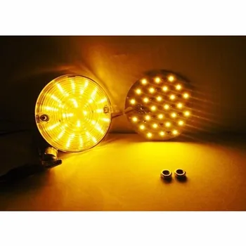 

2x3'' Rear 1156 Bullet Style Turn Signal LED Fit For 2002-2013 Harley Davidson Dyna Softail Sportster With 2 PCS Clear Lens