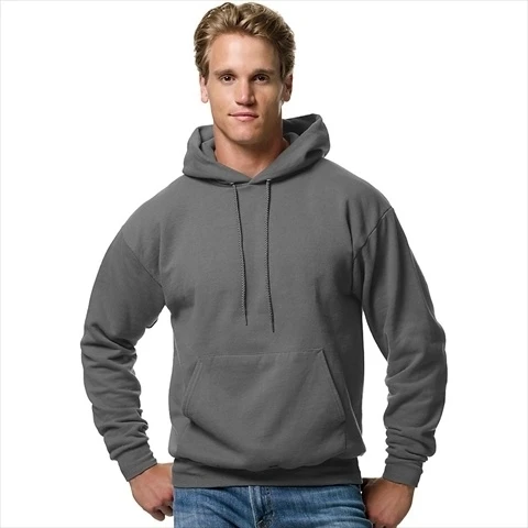 Hanes P170 Comfort Blend Ecosmart Pullover Hoodie Sweatshirt Size - Extra Large - Smoke Gray (1)