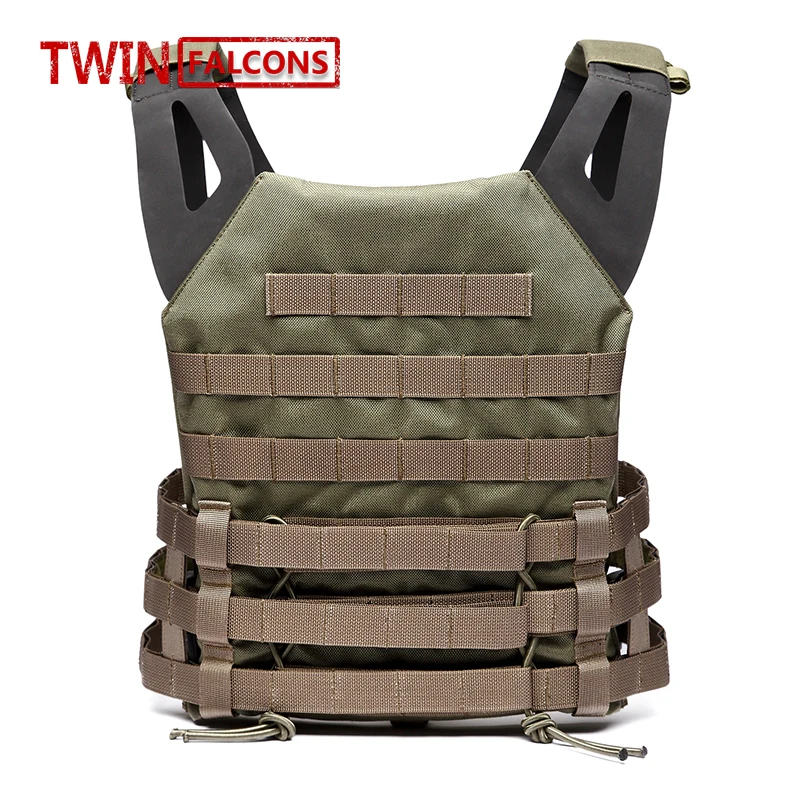 TwinFalcons тактический жилет 1000D Molle пуля доказательство плиты Перевозчик Пейнтбол