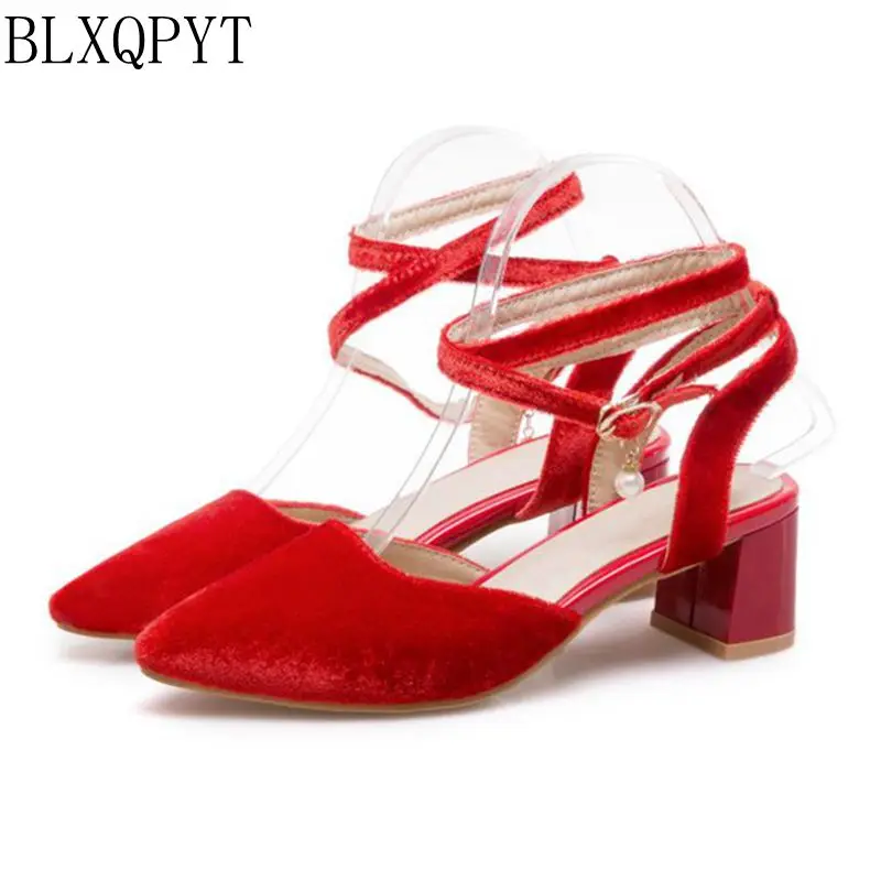 BLXQPYT/Большие размеры 31-50 босоножки женские модные модельные туфли на платформе