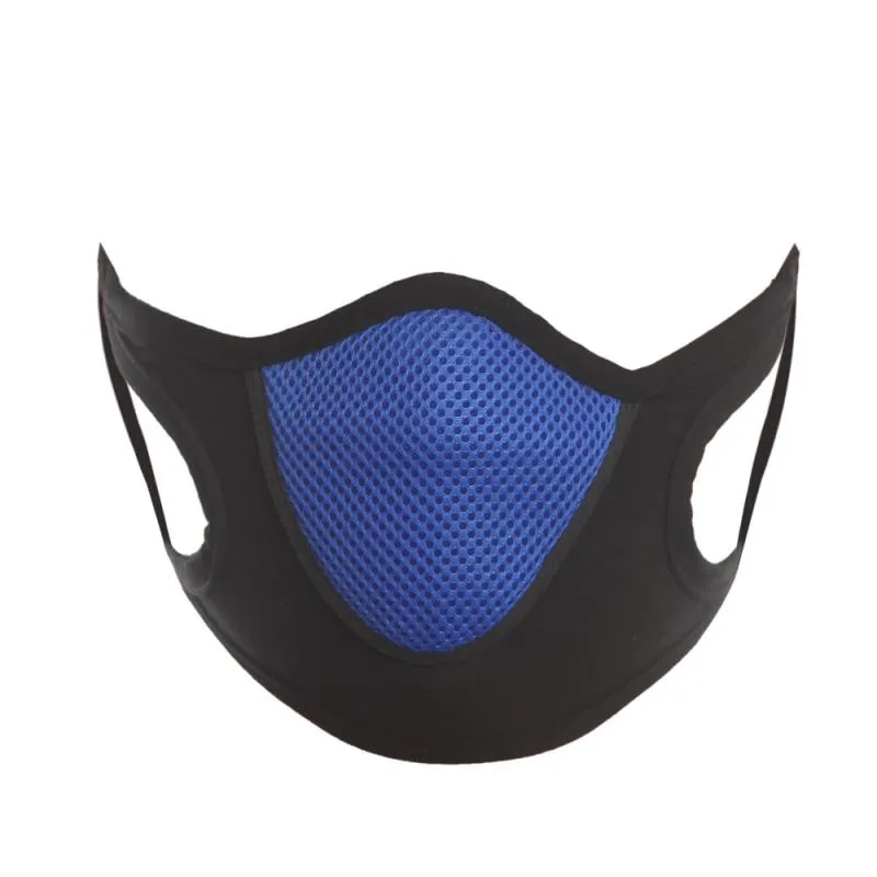 1 шт. уличные спортивные в стиле унисекс велоспорт уход за кожей лица маска на пол-лица Маска Зимний Теплый Поездка на свежем воздухе велосипедная маска велосипедный мотоциклетный шлем - Цвет: Синий