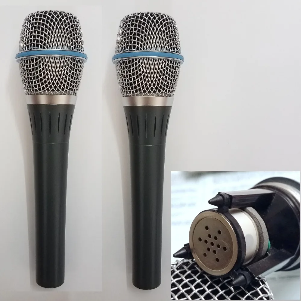2 Pieces 87A Condenser Supercardioid Microphone