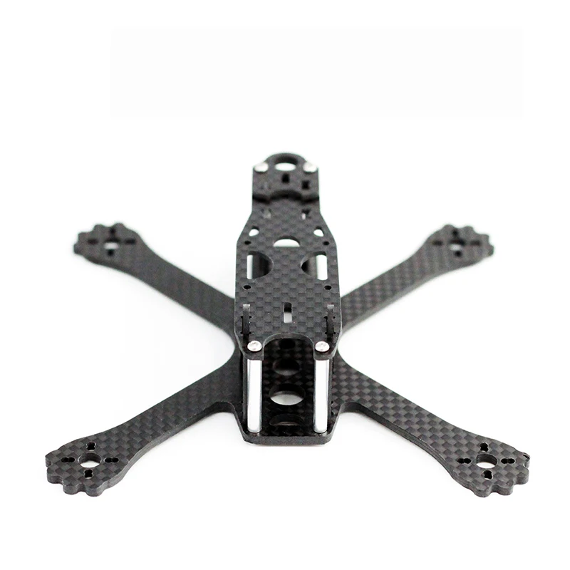 Exuav max 135x135 мм Колесная база 2.5 рычаг углеродного Волокно Racing Drone Рамки комплект для