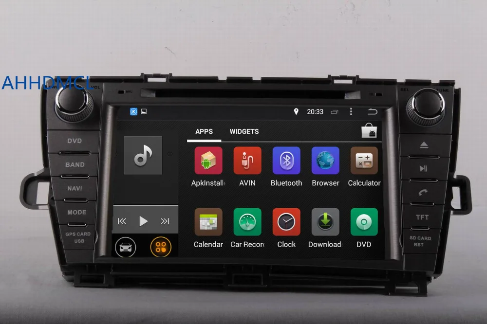Discount Car Multimedia Player Stereo Radio DVD Android 9.0 OS Navigation For Toyota Prius Left Hand Drive 2009 2010 2011 2012 2013 ~Up 1