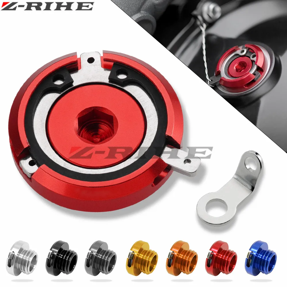 

2016 new M20*2.5 motorcycle CNC magnetic engine oil cup red FOR honda XR650L CRF230L CRF230M YAMAHA TMAX500 Ducati 696 MONSTER