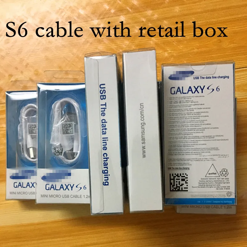 

100Pcs/Lot,100% Original 1.2m Micro USB Fast Charger Cable Data Sync fast for Samsung Galaxy S6 S7 Note 4 5 Edge S4