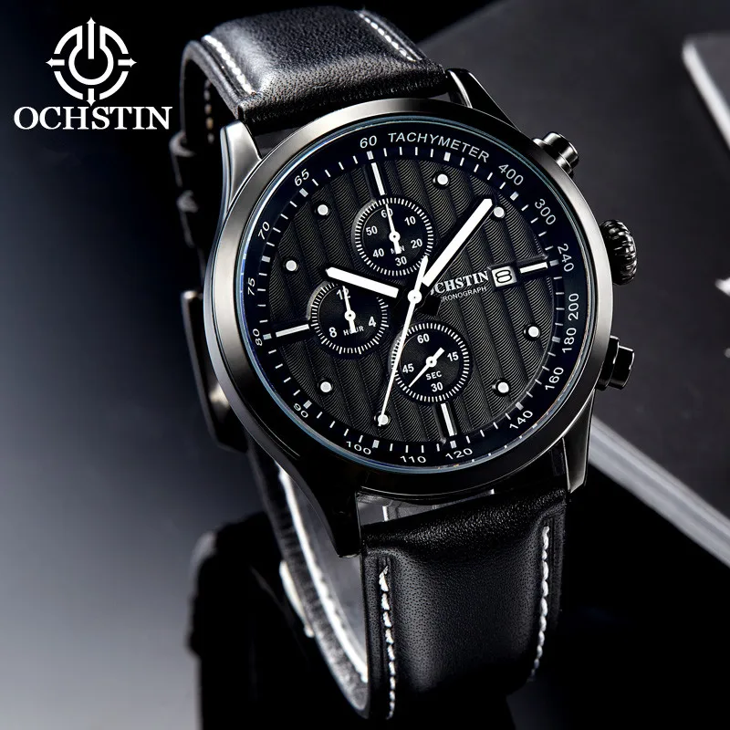 

OCHSTIN Fashion Chronograph Sport Mens Watches Top Brand Luxury Quartz Watch 2019 Clock Man Military Watch Relogio Masculino