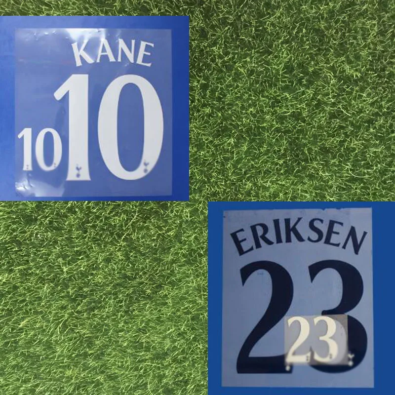 

2019 UCL SON NAMESET KANE ERIKSEN LUCAS Nameset Printing DIY Custom Nameset DIY ANy Name number Soccer Patch Badge