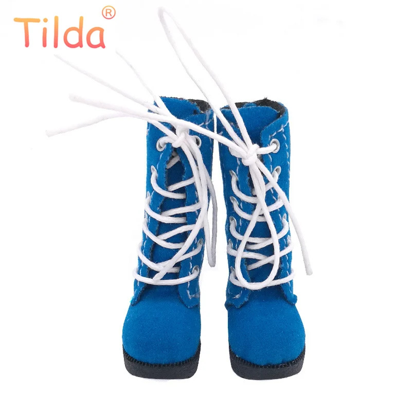 Сапоги для кукол Tilda 3 2 см кукольная обувь Blythe 1/8 шарнирных аксессуары Toy высокое