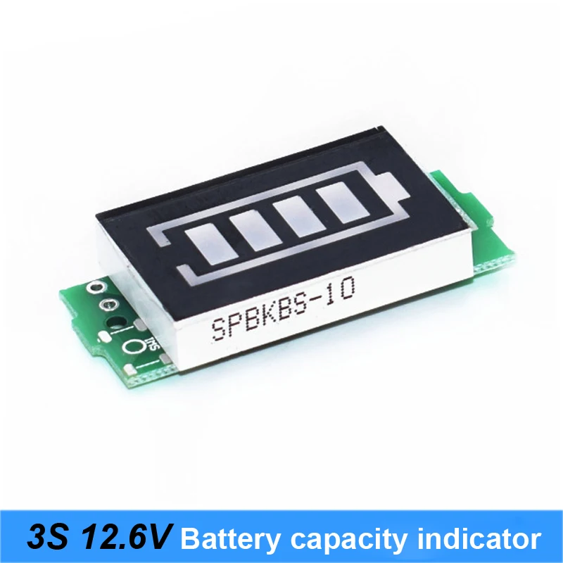3 S 3 серия индикатор емкости литиевой батареи 12,6 в синий дисплей тестер мощности батареи электромобиля Li-po Li-Ion AU2