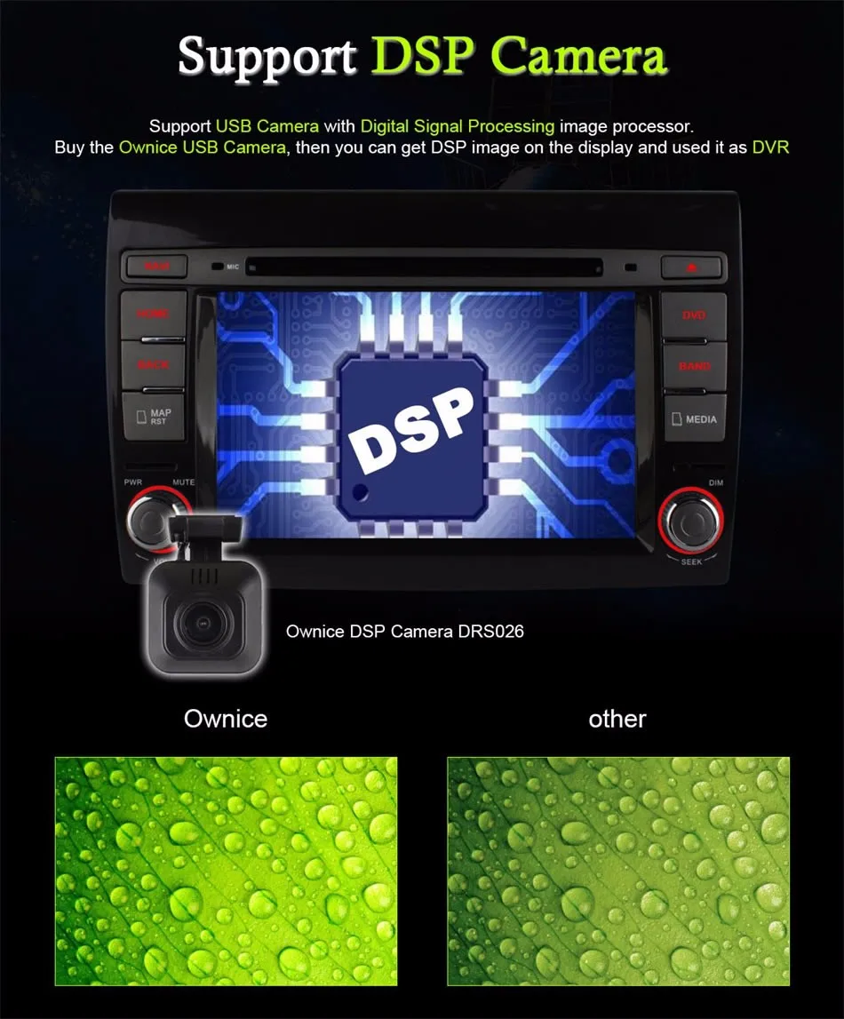 Cheap 1024X600 Android 6.0 Octa 8 Core CPU 2GB RAM 16GB Flash Car DVD For Fiat Bravo 2007-2014 Radio GPS Navigation Stereo 4G SIM LTE 11