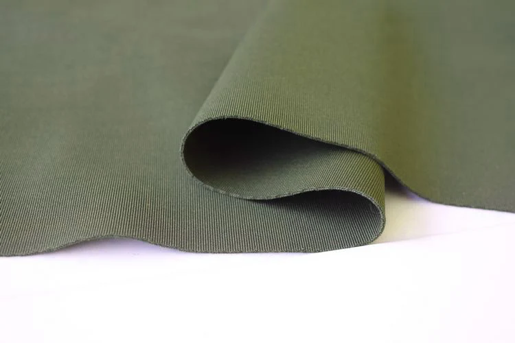 Плотная эластичная ткань из спандекса, армейская зеленая трикотажная ткань, эластичная ткань из Джерси, юбка, продается во дворе