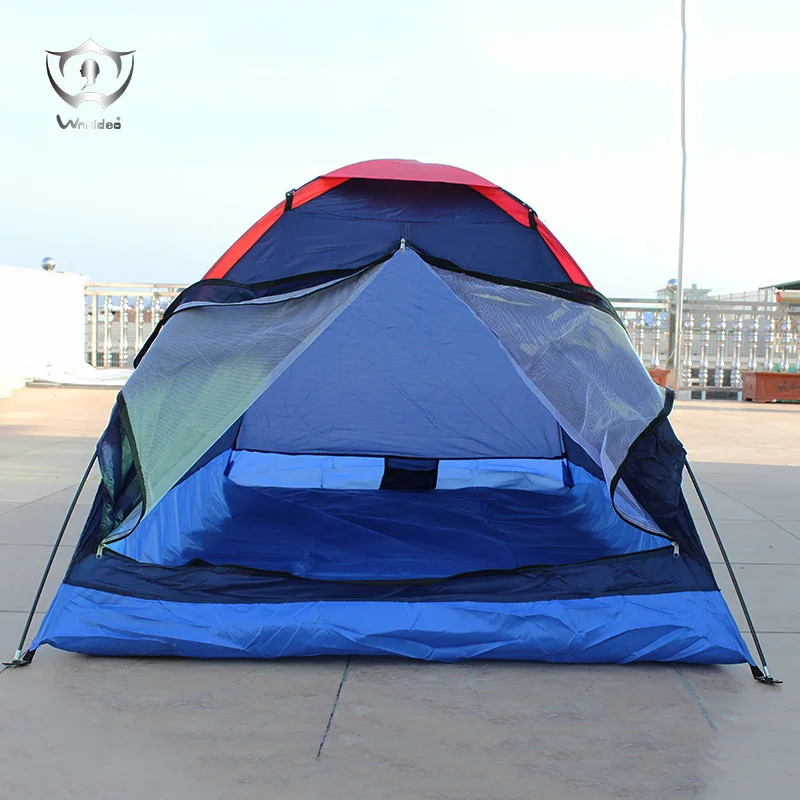 

Wnnideo Outdoor Tent 2 Person Tent Camping Hiking Traveling Picnic Promotional Multi-functional Blue and Purple ZF5-252