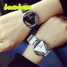 Irisshine i0234 couple Unisex Watches Unique Hollowed-out Triangular Dial Fashion Watch men women lover gift