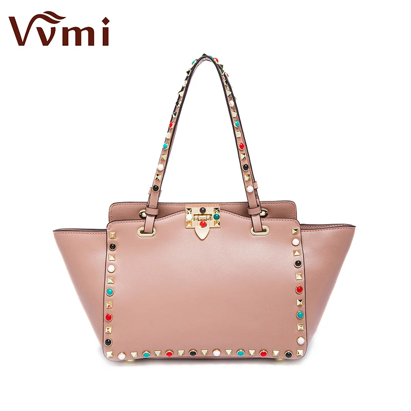 Vvmi font b women b font font b bag b font single shoulder colorful rivet font