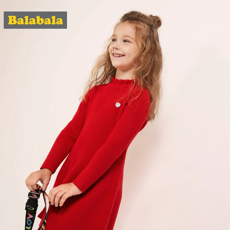 mock turtleneck sweater dress