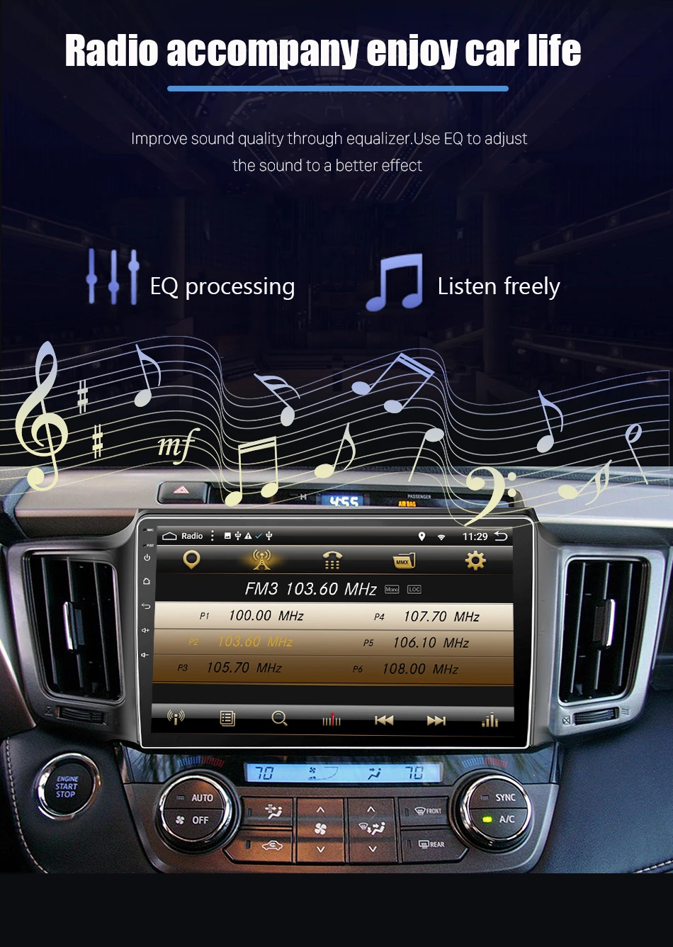 Perfect Eunavi 2G android 8.1 car dvd gps player for Toyota RAV4 2012 car radio video player gps navigation car stereo 2 din dvd 12