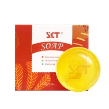 Серное мыло из женьшеня, против клещей, контроль жирности, средство для удаления угрей, Отбеливающее очищающее средство, уход за кожей, очищающее мыло, 100 г, TSLM2
