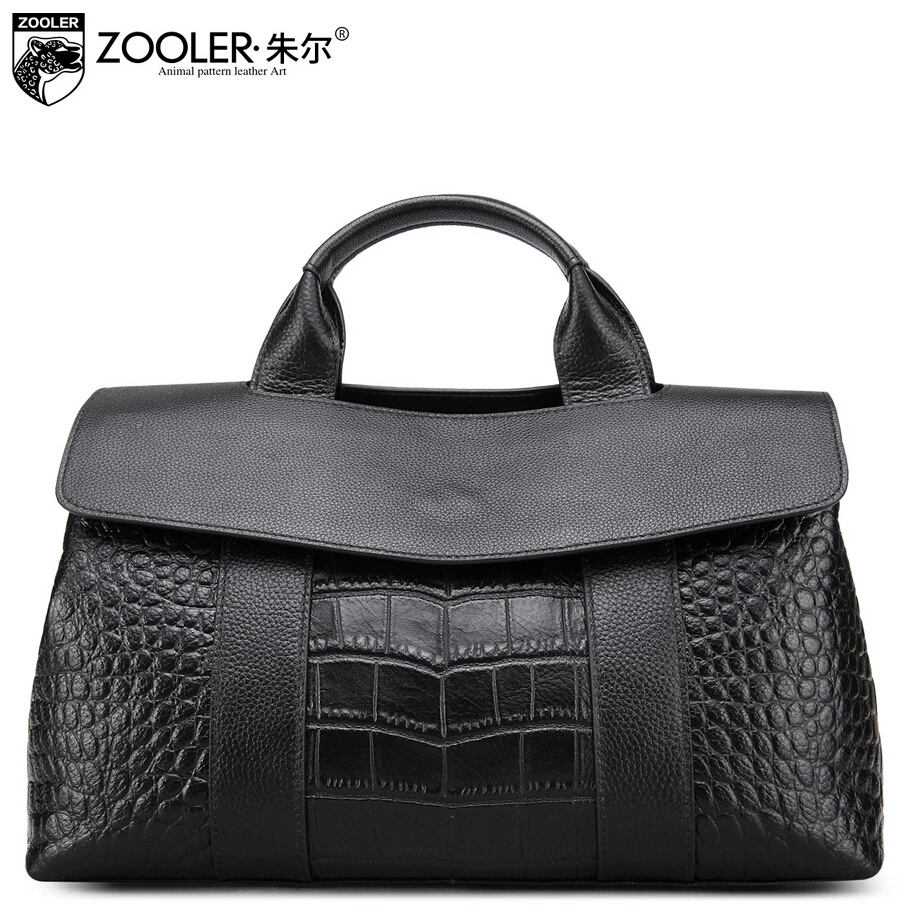 free delivery Genuine Leather Women bag Mosaic fashion crocodile handbag Shoulder Messenger Bag  Boston bag