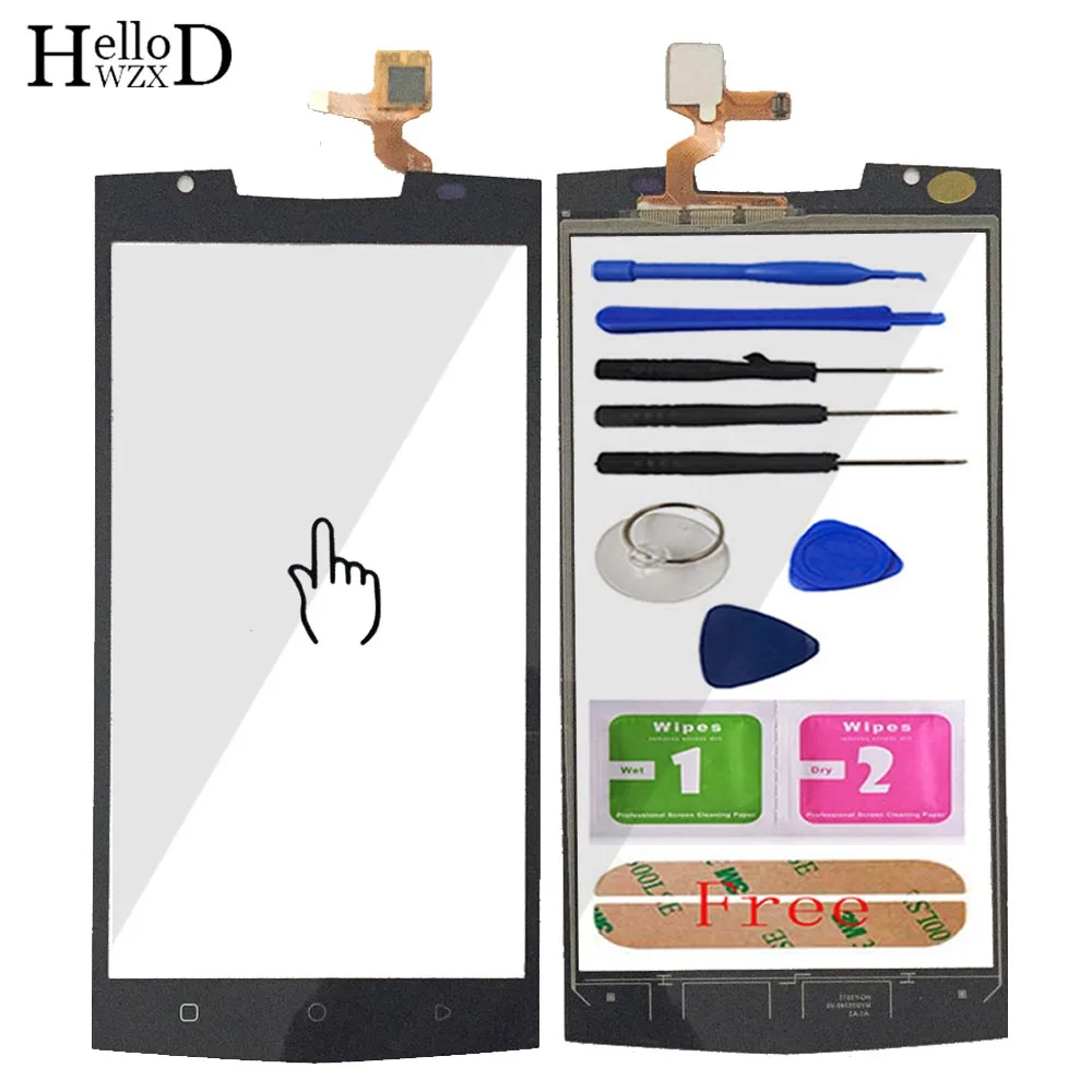 

Mobile Phone 5.5'' Touch Screen Glass For Oukitel K10000 Pro Digitizer Panel Touchscreen Front Glass Lens Sensor Adhesive