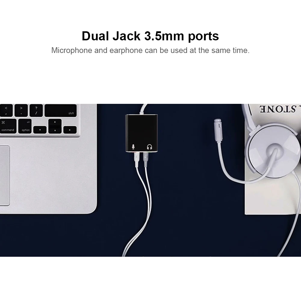 USB C Type внешняя звуковая карта Hi Fi Magic Voice 7 1 CH адаптер звуковой карты к разъему