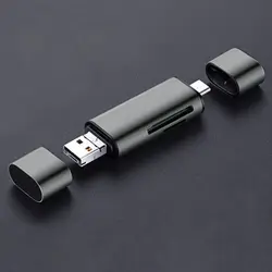 Универсальный мини usb type-C кардридер USB 3,0 USB-A Micro USB SD TF OTG Смарт-карта памяти адаптер для ПК ноутбук телефон