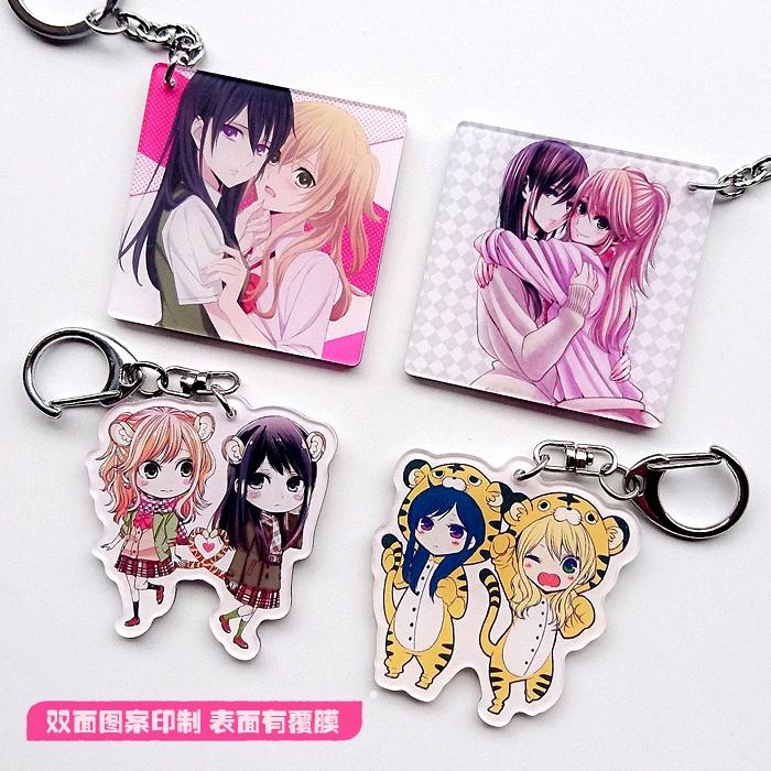 

Free Postage Citrus Aihara Mei Aihara Yuzu Izusawa Matsuri Izusawa Matsuri Cosplay key Finder Key Ring Keychains Key Chain