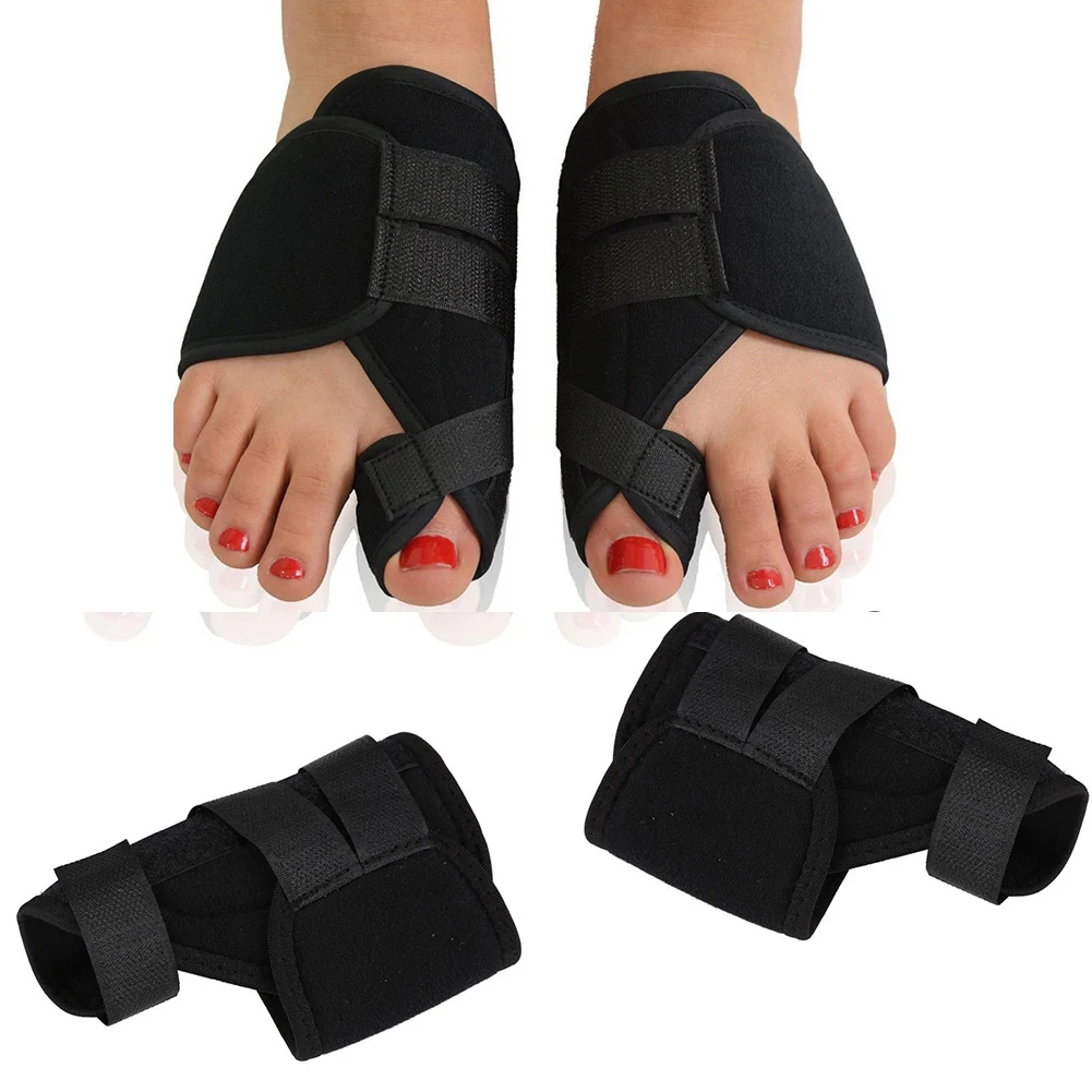 

2 Pieces/Set Soft Bunion Protector Toe Straightener Separating Silicone Toe Separators Thumb Valgus Feet Care Foot Pain Ease