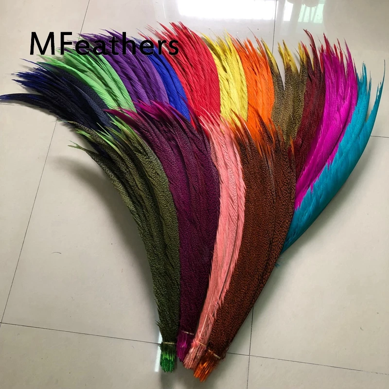 

15 Colors Available Lady amherst pheasant tails Feathers size 60cm to 75cm long DIY zebra pheasant plumes for carnival decorates