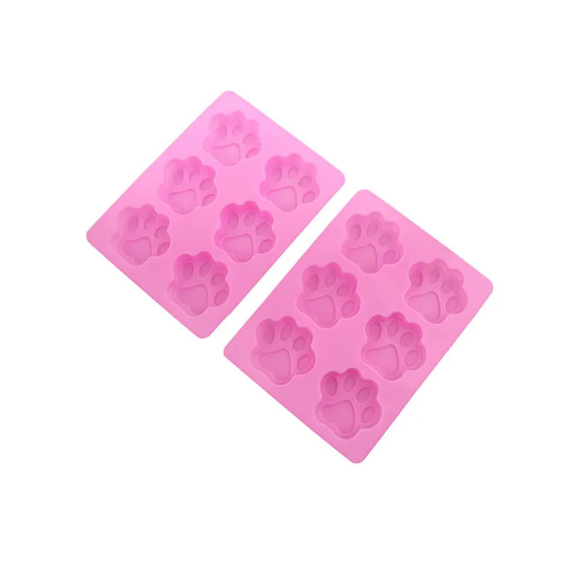 Силиконовая форма милая собачья лапа узор ледяной куб мыло помадка украшение силикон форма украшения торта инструменты кухонные инструменты для выпечки