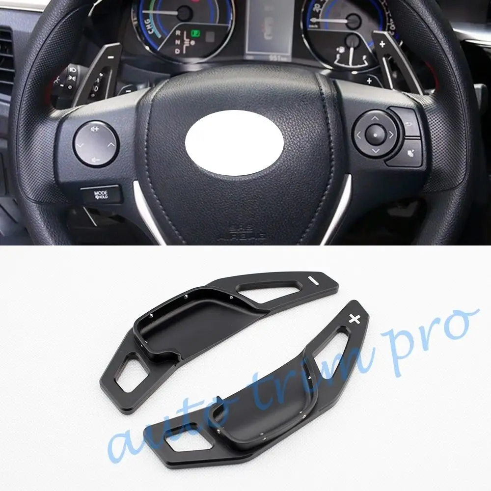 Shifter Steering Wheel Gear Shift Paddle Extended Trim Fit For Toyota RAV4 Zelas Corolla Camry