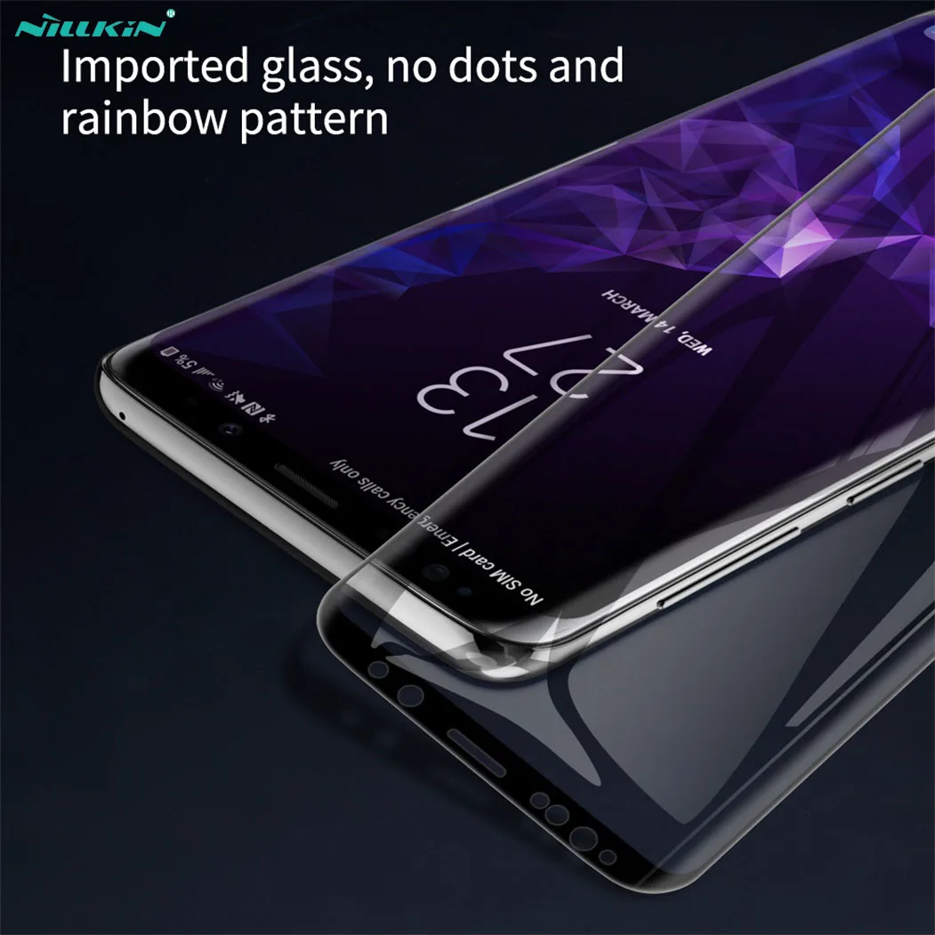 Закаленное Стекло для samsung Galaxy S9 + Note 9 PLUS плюс Nillkin 3D DS максимальное полное