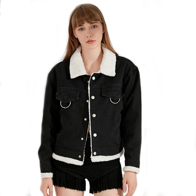 ladies short black coats
